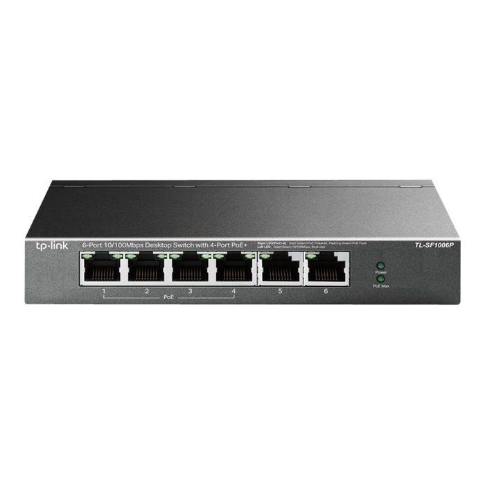 TP-Link Switch TL-SF1006P Ethernet 5 Puertos 10/100 Mbps (OEN: TL-SF1006P)