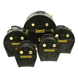 HARDCASE Pack Estuches 12T/13T/16Ft/22B + Caja 14" Dimensiones 73x51x76 cm