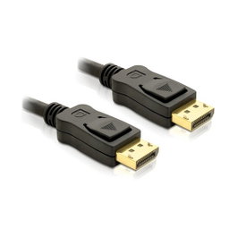 DeLOCK DisplayPort 1.2 (ST-ST) 5m Cable de Conexión Negro