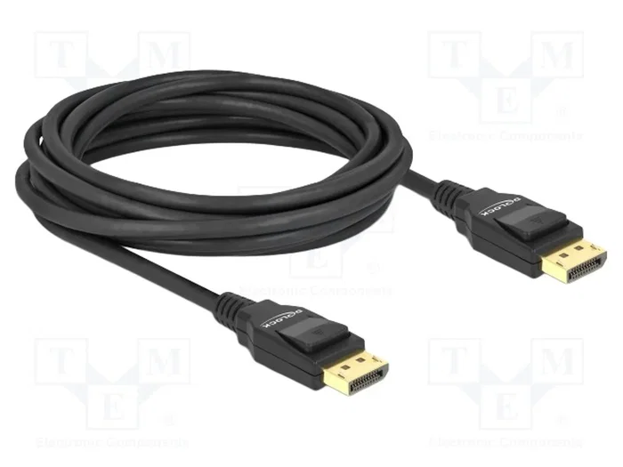 DeLOCK Cable DisplayPort 1.2 de 5 m para 4K, Negro