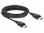 DeLOCK Cable DisplayPort 1.2 de 5 m para 4K, Negro