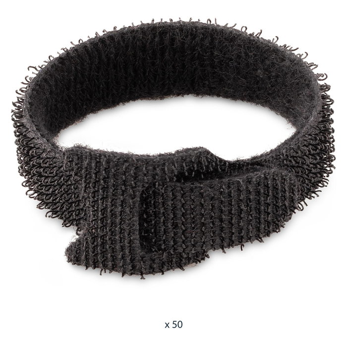 StarTech.com B506I-HOOK-LOOP-TIES Bridas de Gancho y Bucle de 15 cm, Paquete de 50, Negro StarTech.com B506I-HOOK-LOOP-TIES Bridas de Gancho y Bucle de 15 cm, Paquete de 50, Negro
