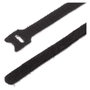 StarTech.com B506I-HOOK-LOOP-TIES Bridas de Gancho y Bucle de 15 cm, Paquete de 50, Negro