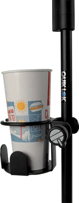 Quiklok Soporte Bebida Con Abrazadera (85 Mm)