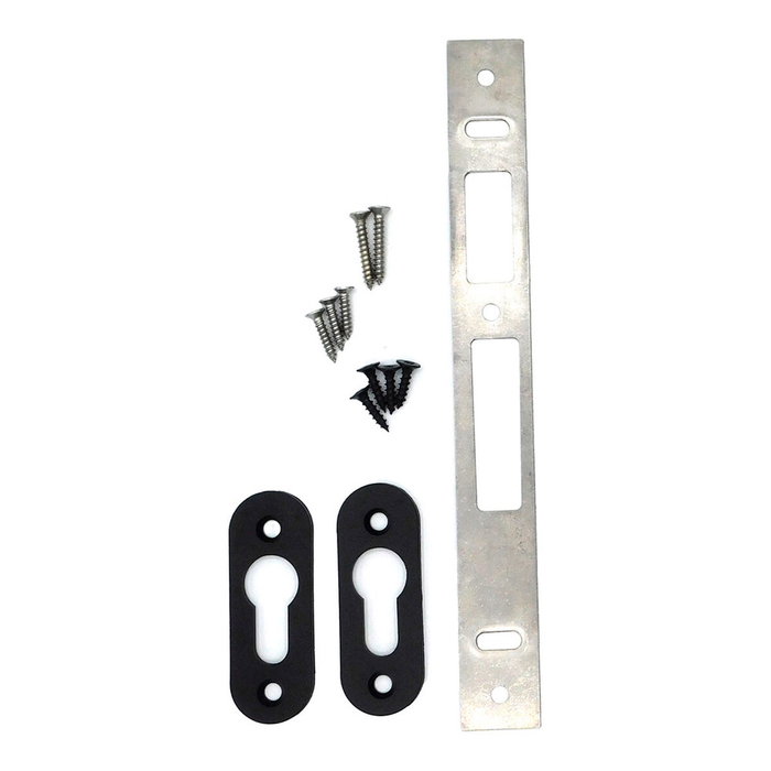 Micel Cre10 Cerradura de embutir de acero inoxidable con acabado inox 20/85 mm