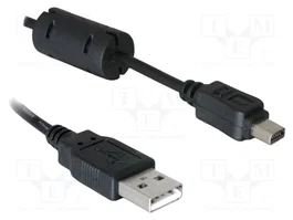 DeLOCK Cable de cámara USB-A a Olympus 12-Pin, 1 m