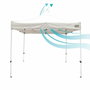 Color Baby Cenador plegable altura ajustable 300x300x220 cm