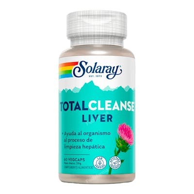SOLARAY Total Cleanse Liver 60 Cápsulas