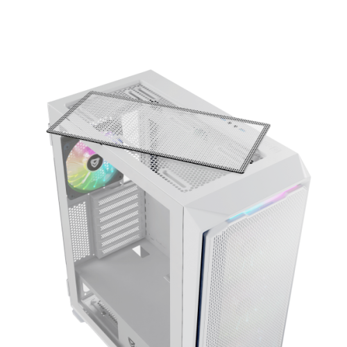 Nfortec NF-CS-KRATERX-W carcasa de ordenador Midi Tower Blanco Nfortec NF-CS-KRATERX-W carcasa de ordenador Midi Tower Blanco