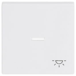 BUSCH-JAEGER BJ 1789 LI-84 Abdeckung für Taster mit Symbol Licht future linear studioweiß - Cubierta de Interruptor Blanco Estudio