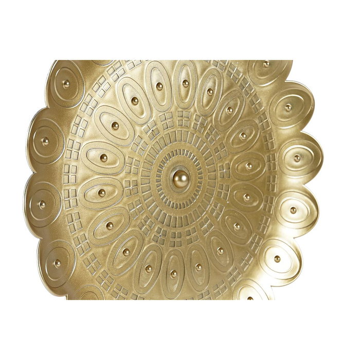 DKD Home Decor Set de 5 piezas de decoración de pared Decape Blanco y Dorado