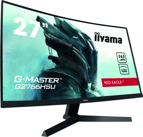 Iiyama G2766HSU-B1 Monitor Gaming 27" FHD 1920 x 1080, 1ms, 165Hz, VA, Curvo 1500R, FreeSync Premium, Negro