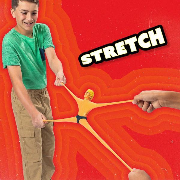 Bandai Stretch Armstrong Clásico Juguete de Acción Extensible, Muñeco Elástico que se Estira hasta 4 Veces su Tamaño Original, Ideal para Colección y Juego +3 Años