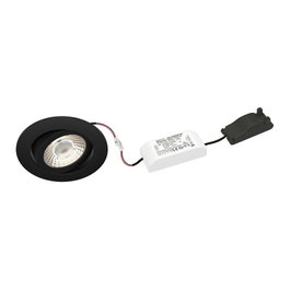 Brumberg. Leuchten Nivalis 39263183 Foco LED Empotrable 8W 3000K 650lm Negro