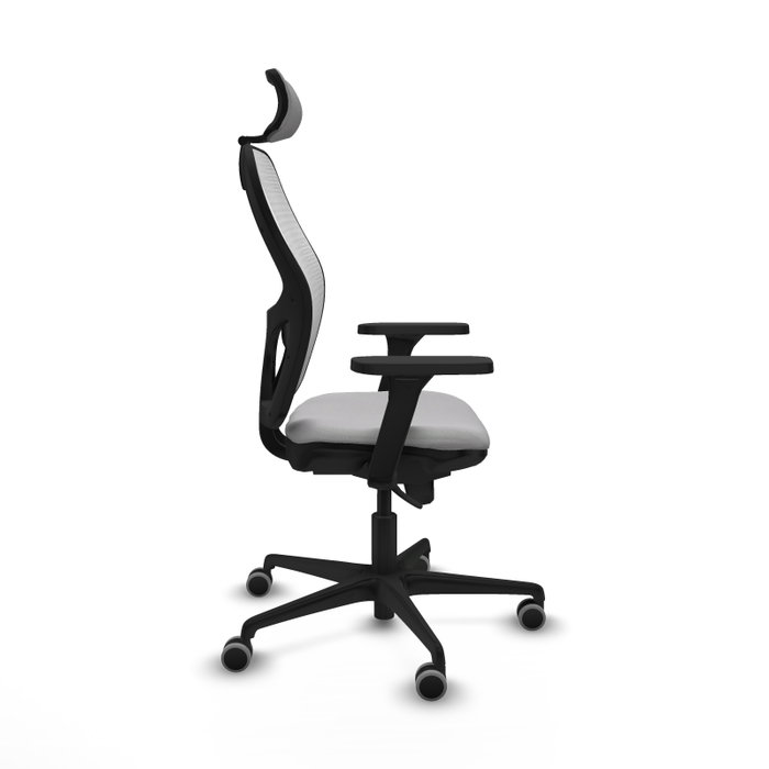 PIQUERAS Y CRESPO Silla de oficina Jorquera con mecanismo sincro, brazos 3D y cabecero regulable PIQUERAS Y CRESPO Silla de oficina Jorquera con mecanismo sincro, brazos 3D y cabecero regulable