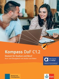 KLETT Kompass DaF C1.2 libro del alumno y de ejercicios - edición híbrida allango