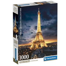 Clementoni Puzzle Tour Eiffel 1000 Piezas 70x50cm