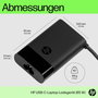 HP Cargador USB-C 65W para portátil, Negro