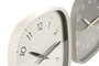DKD Home Decor Reloj Pared Gris Blanco 30x30 cm 2 Unidades