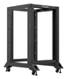 Lanberg Armario rack abierto 18U 600x800 Negro