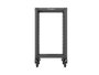 Lanberg Armario rack abierto 18U 600x800 Negro