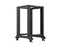 Lanberg Armario rack abierto 18U 600x800 Negro