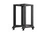 Lanberg Armario rack abierto 18U 600x800 Negro