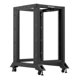 Lanberg Armario rack abierto 18U 600x800 Negro