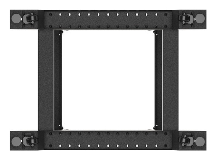 Lanberg Armario Rack Abierto 19 Pulgadas 18 Unidades 600 kg