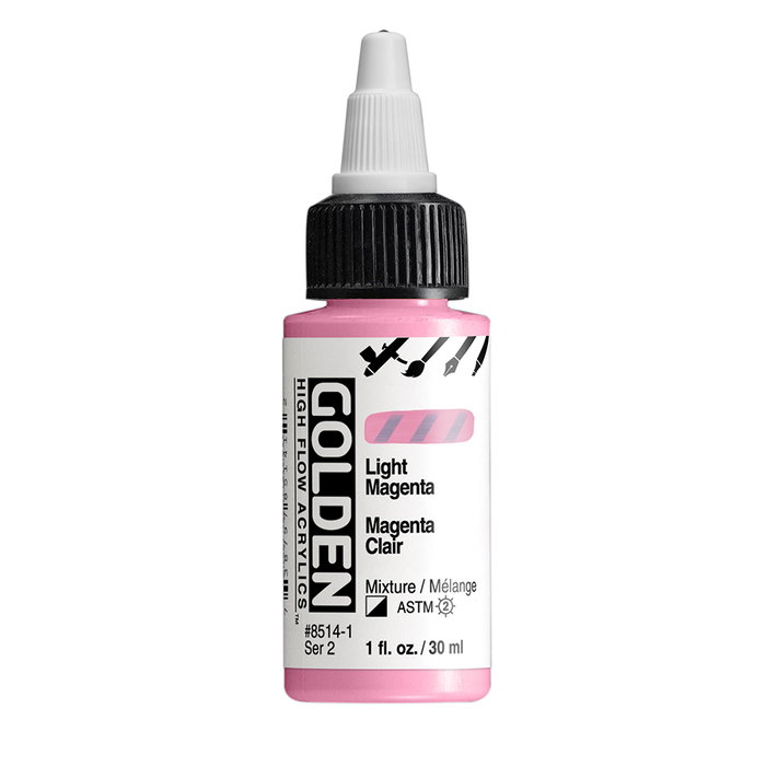 Golden High Flow Magenta Claro 30 ml Golden High Flow Magenta Claro 30 ml