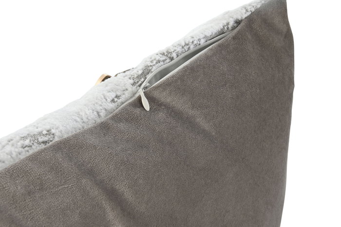 DKD Home Decor Cojín Beige Blanco 50 x 30 x 10 cm