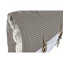 DKD Home Decor Cojín Jacquard PU Beige con Hebilla