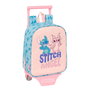 Mochila Escolar Lilo & Stitch Ohana Azul 22 x 27 x 10 cm