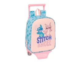 Mochila Escolar Lilo & Stitch Ohana Azul 22 x 27 x 10 cm