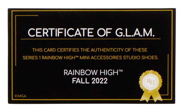 MGA Zapatos de Moda Rainbow High Accesorios - Modelos Surtidos