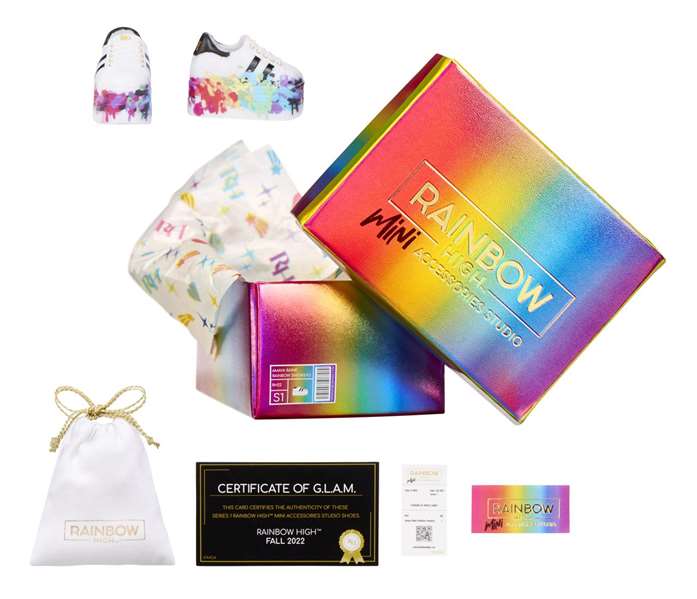 MGA Zapatos de Moda Rainbow High Accesorios - Modelos Surtidos