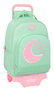 Safta Mochila 305+carro 905 Reciclado "Moon" Blackfit8 32x42x15 cm