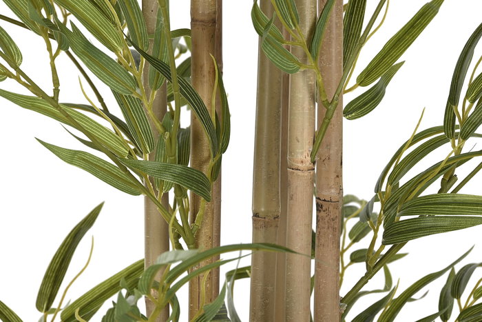 DKD Home Decor Planta Oriental de Bambú, Set de 2 Unidades, Verde/Natural, Dimensiones: 50 x 210 x 50 cm