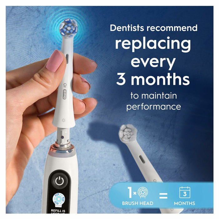 Oral-B Recambios iO Ultimate Clean Pack de 8 - Blanco