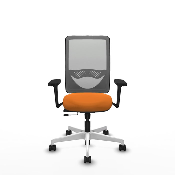 PIQUERAS Y CRESPO Silla de oficina Zulema Naranja y Gris PIQUERAS Y CRESPO Silla de oficina Zulema Naranja y Gris