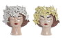 DKD Home Decor Macetero de Gres Chica Mariposa Surtido 2