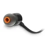 JBL Auriculares TUNE 160 Alámbricos Intraaurales para Dentro del Oído, Color Negro, Conector Jack 3.5 mm, Frecuencia 20-20000 Hz
