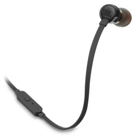 JBL Auriculares TUNE 160 Alámbricos Intraaurales para Dentro del Oído, Color Negro, Conector Jack 3.5 mm, Frecuencia 20-20000 Hz