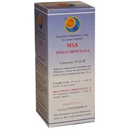 HERBOPLANET MSA Pinus Montana Yemas de Pino Negro - Extracto en Gotas 50 ml - Complemento Alimenticio para la Preservación del Cartílago