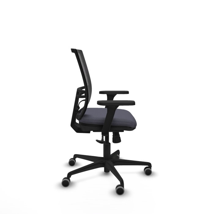 PIQUERAS Y CRESPO Silla de oficina Yunquera con mecanismo Sincro, Gris oscuro y Negro PIQUERAS Y CRESPO Silla de oficina Yunquera con mecanismo Sincro, Gris oscuro y Negro