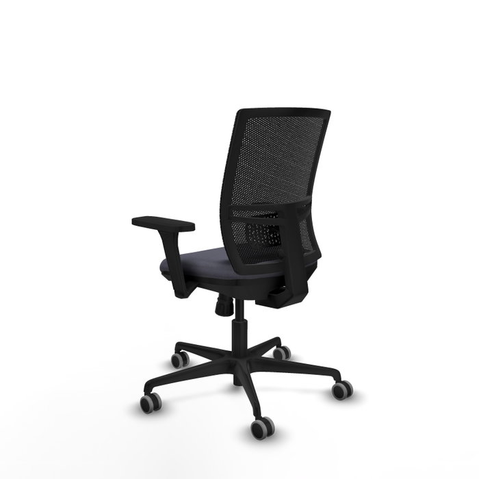 PIQUERAS Y CRESPO Silla de oficina Yunquera con mecanismo Sincro, Gris oscuro y Negro PIQUERAS Y CRESPO Silla de oficina Yunquera con mecanismo Sincro, Gris oscuro y Negro