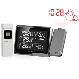 Kienzle KIENZLE DCF Radio-Control Home Weather Station con Proyección