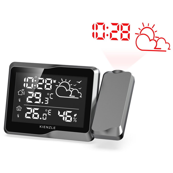 Kienzle KIENZLE DCF Radio-Control Home Weather Station con Proyección