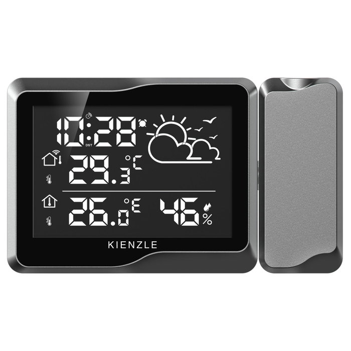 Kienzle KIENZLE DCF Radio-Control Home Weather Station con Proyección