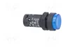 SCHNEIDER ELECTRIC Interruptor de presión Harmony XB7 Azul LED 24V